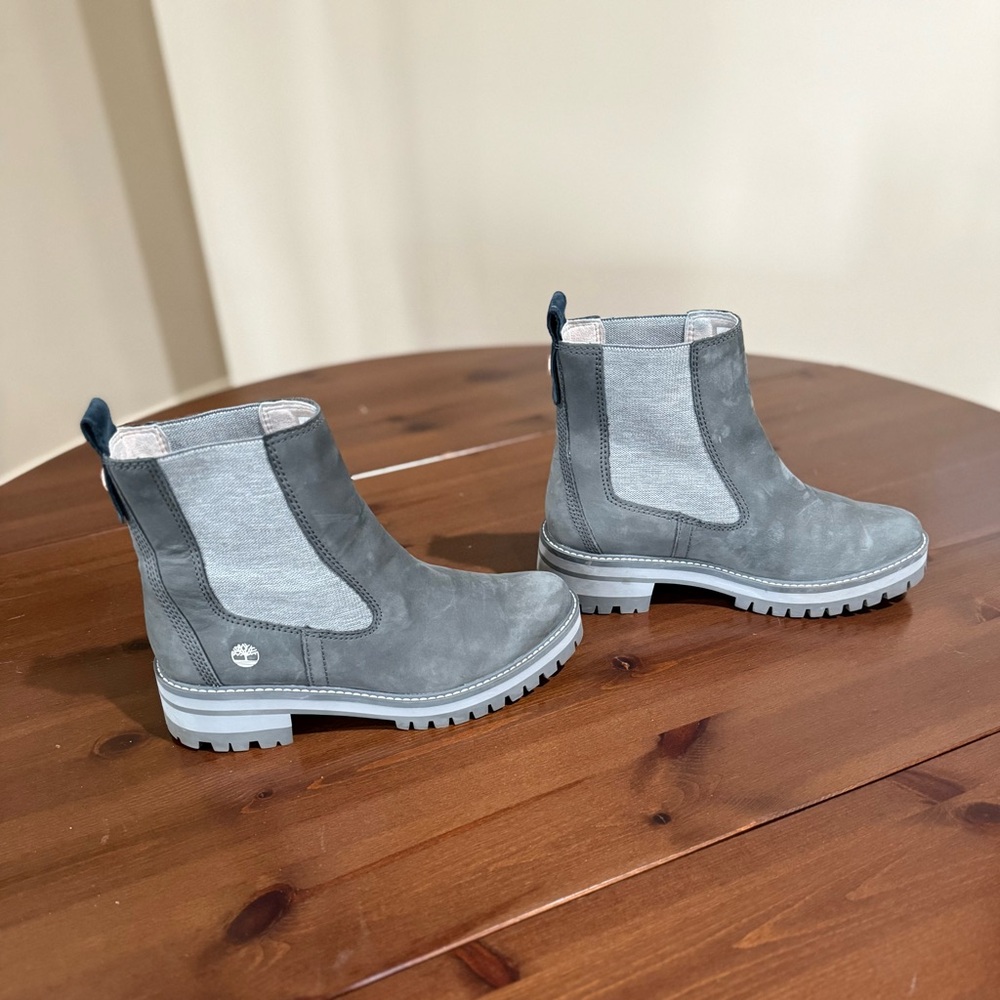 Timberland Gray Ankle Boots - Picture 2 of 9